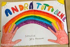 Piansano - L'iniziativa "Andrà tutto bene"
