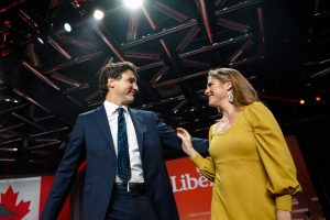 Ottawa - Justin Trudeau e sua moglie Sophie Grégoire