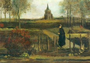 "Giardino della canonica a Nuenen in primavera" di Van Gogh
