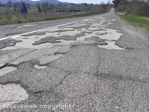 Le condizioni di strada Ortana