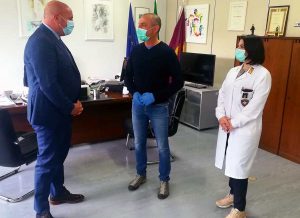 Donate mascherine alla Polizia di Stato ternana