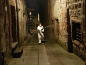 Sanificazione e disinfezione a Bagnaia