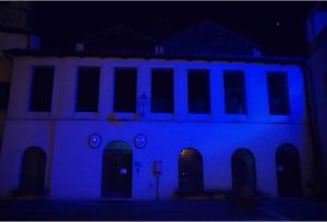 Montalto di Castro - Palazzo comunale blu contro l'autismo