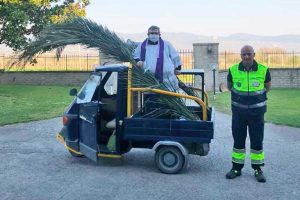 Castiglione in Teverina - La benedizione di Pasqua di don Alfredo Cento