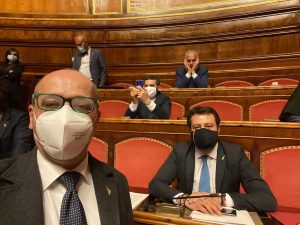 La Lega occupa le camere - Matteo Salvini