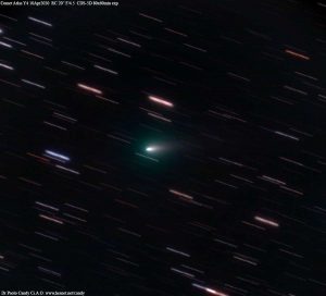 Viterbo - La cometa Atlas Y4