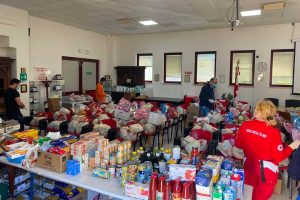 La croce rossa di Viterbo al lavoro