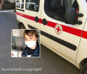 Sara Buono, da parrucchiera a volontaria della croce rossa