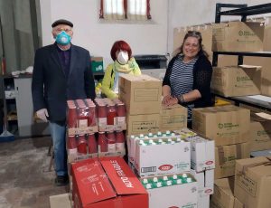 Tarquinia - La raccolta di generi alimentari della Caritas