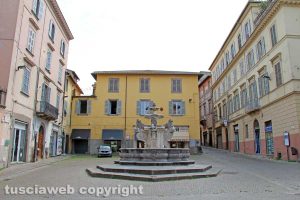 Viterbo - La fontana di piazza delle erbe