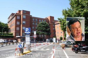 Viterbo - Villa Immacolata - Nel riquadro: Il direttore generale Michele Bellomo