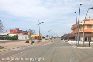 Tarquinia lido - Il lungomare