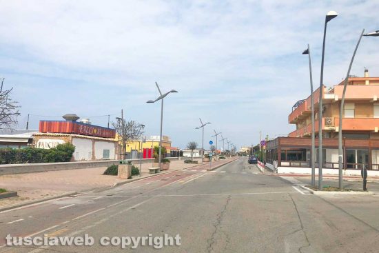 Tarquinia lido - Il lungomare