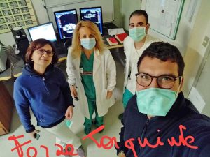 Il personale sanitario dell'ospedale di Tarquinia