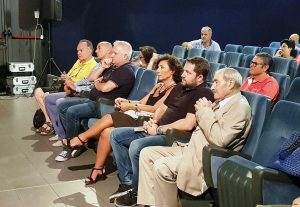 Riziero De Santis con l'assessore Manzi