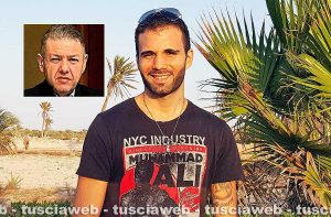 Andrea Landolfi -Nel riquadro Claudio Cipollini Macrì alias zio Rocco