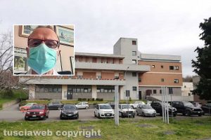 Nel riquadro Luciano Caterini, primario di malattie infettive di Belcolle