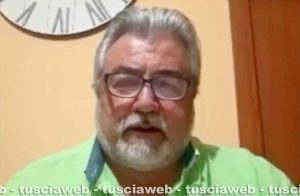 Il sindaco di Capodimonte Antonio De Rossi durante la diretta Facebook