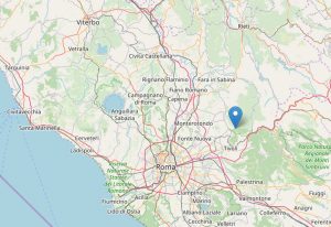 Scossa di terremoto di magnitudo 3 in provincia di Roma alle 2 di questa notte