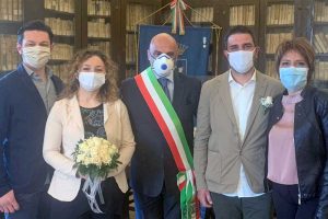 Caprarola - Il matrimonio celebrato ieri