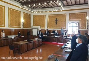 Montefiascone - Il minuto di silenzio in consiglio comunale