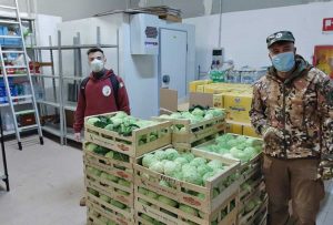 Donate due tonnellate e 4 quintali di verdure