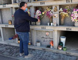 Pulizia del cimitero in occasione della Pasqua