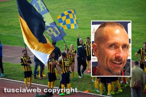Sport - Calcio - Viterbese - La vittoria del campionato - Nel riquadro: Federico Nofri