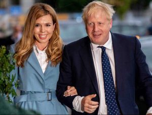 Boris Johnson e la compagna Carrie Symonds