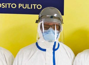 Belcolle - Giorgio Nicolanti dopo aver fatto venire al mondo Luca, primo nato da madre con il Coronavirus