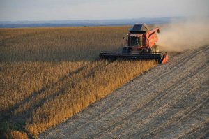Una macchina agricola