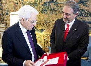Sergio Mattarella e Francesco Rocca