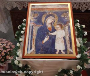 La Madonna Liberatrice all'ospedale Belcolle