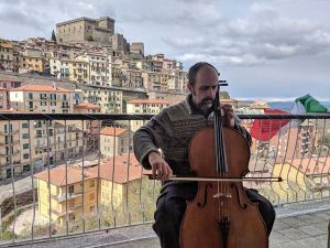 L'esibizione a Soriano nel Cimino