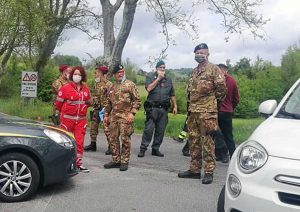 La zona rossa a Campagnano di Roma