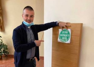 Viterbo - Coronavirus - La chiesa di Villanova pronta per la ripresa delle messe