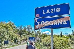 Il confine tra Lazio e Toscana
