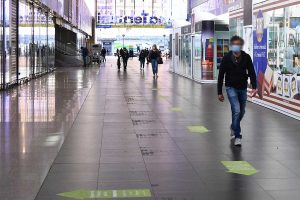 Coronavirus - La stazione Termini di Roma
