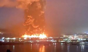 Incendio a San Francisco - Distrutta una parte del molo