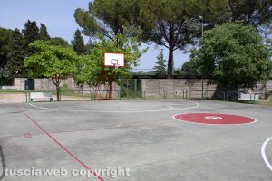 Orte - Il campo da basket di via del Campo sportivo