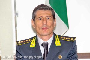 Viterbo - Colonnello Andrea Pecorari, comandante provinciale della Guardia di finanza