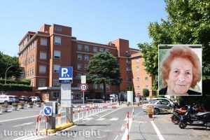 Viterbo - Villa Immacolata - Nel riquadro: Bernardina Bartoli