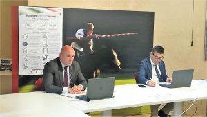 Il questore di Terni Roberto Massucci e il sindaco di Narni Francesco De Rebotti