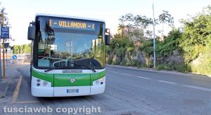 Viterbo - Un autobus della Francigena