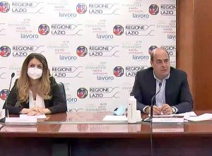 Alessandra Troncarelli e Nicola Zingaretti