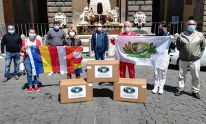 Nepi - La consegna delle mascherine