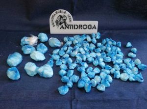 La droga sequestrata dai poliziotti