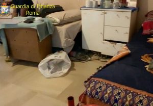 Roma - Guardia di finanza - Casa affittata al nero
