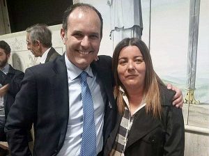 Daniela Bordo con Sergio Caci