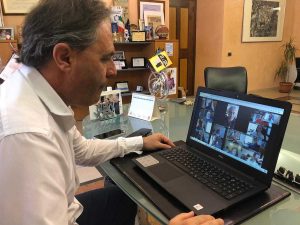 Il vicesindaco Benni in videoconferenza
